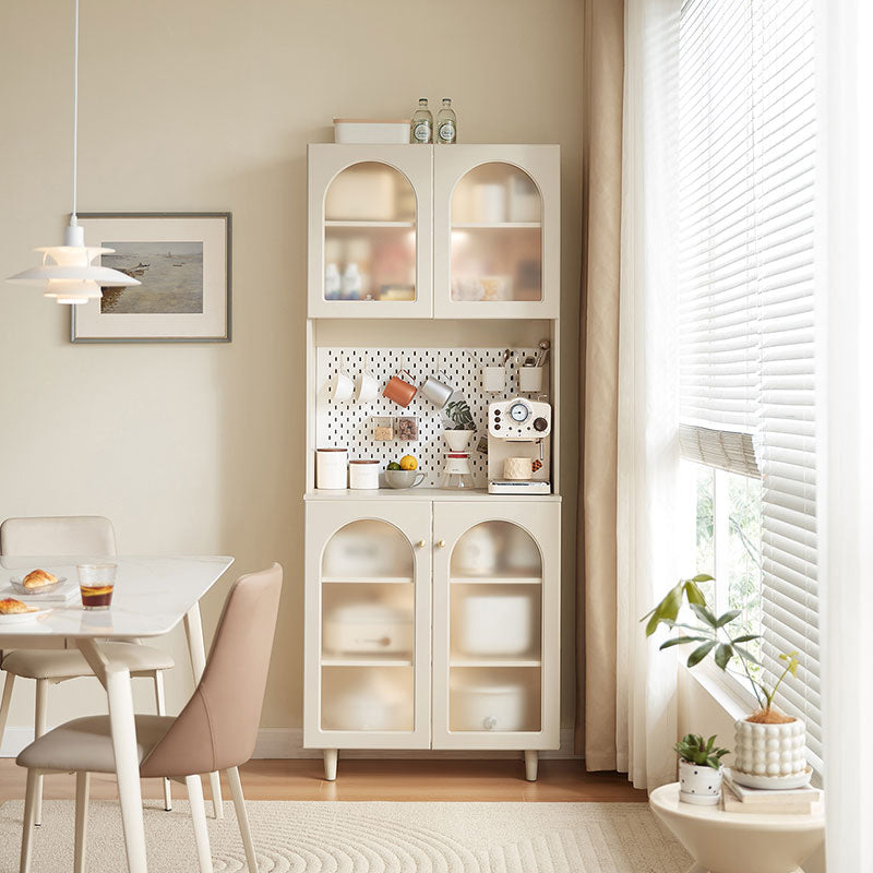 Howard 80cm Classic Design Multifunctional Sideboard Buffet/Coffee Station Display Cupboard White
