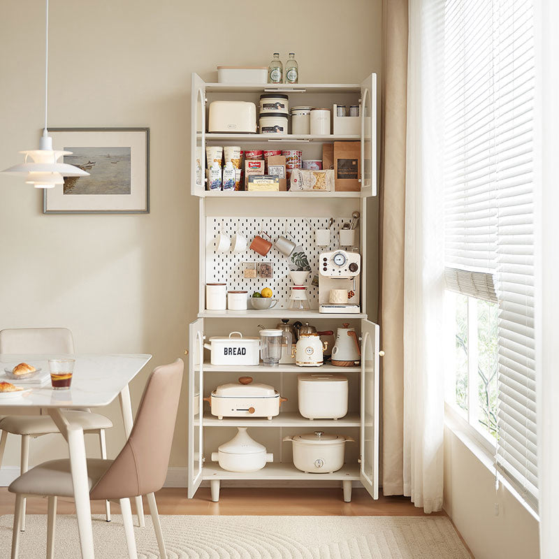 Howard 80cm Classic Design Multifunctional Sideboard Buffet/Coffee Station Display Cupboard White