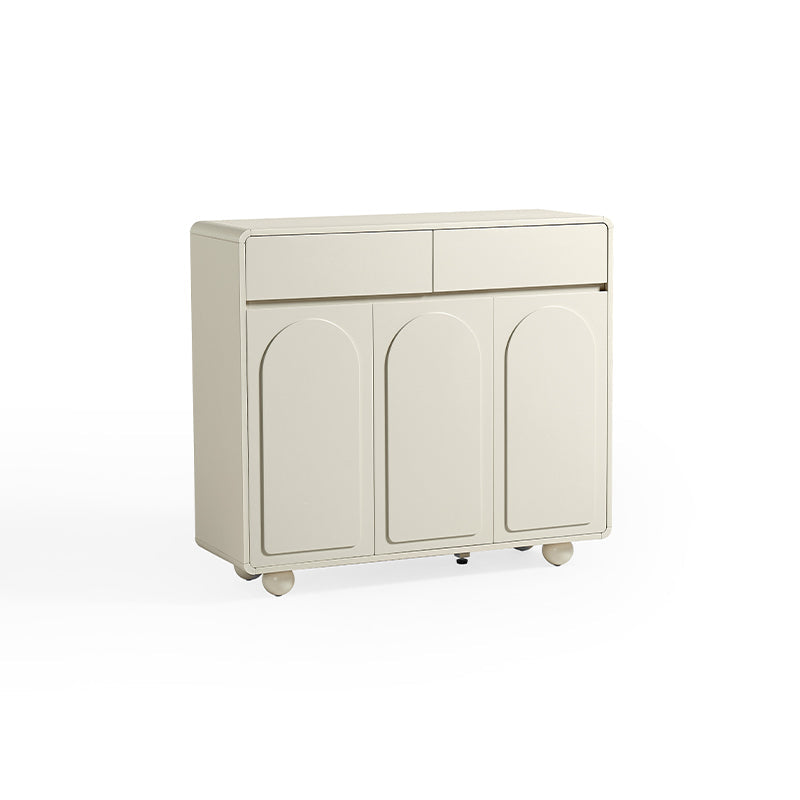Dorothy Three-Door/Four-Door Shoe Cabinet with Drawer