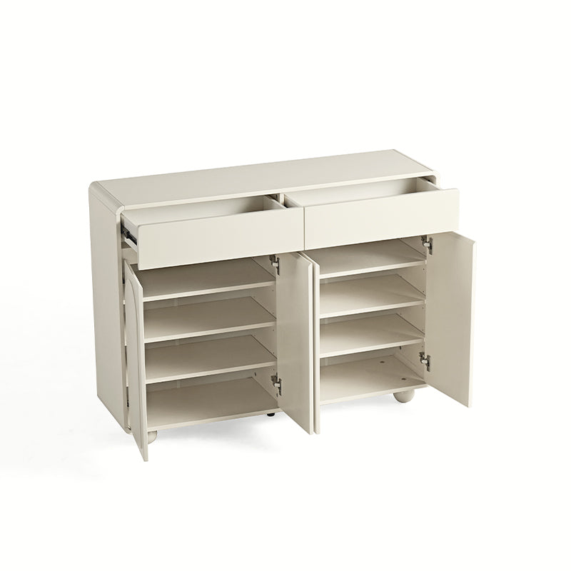 Dorothy Three-Door/Four-Door Shoe Cabinet with Drawer
