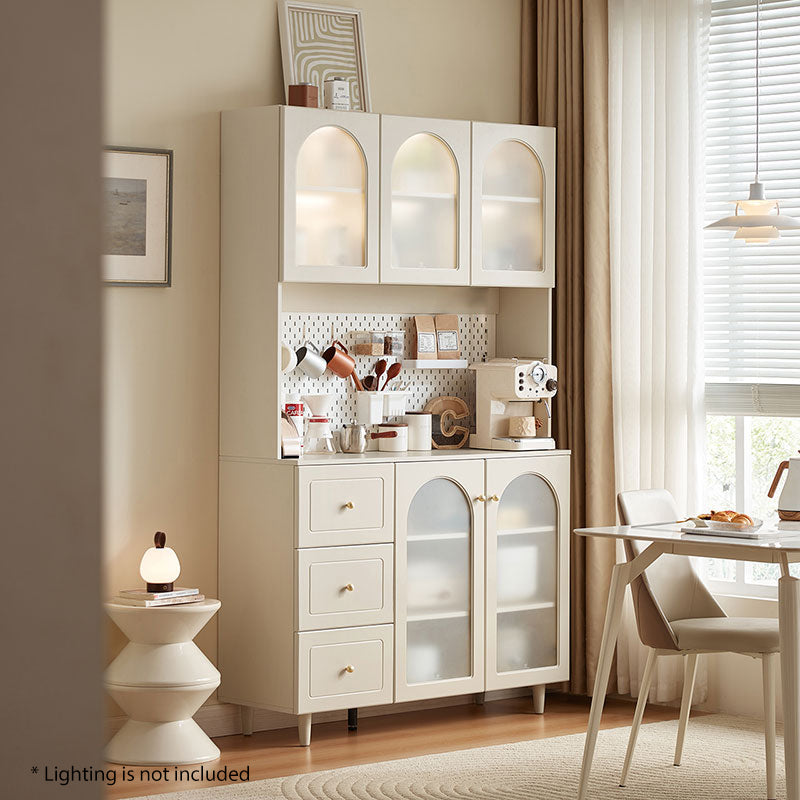 Howard 119cm Classic Design Multifunctional Sideboard Buffet/Coffee Station Display Cupboard White