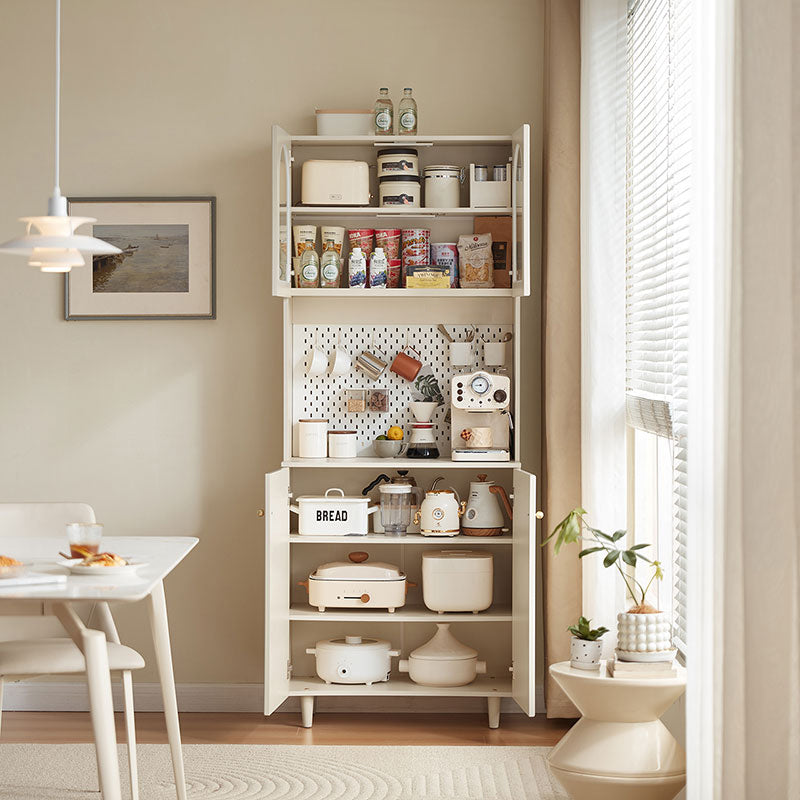 Howard 80cm Classic Design Multifunctional Sideboard Buffet/Coffee Station Display Cupboard White