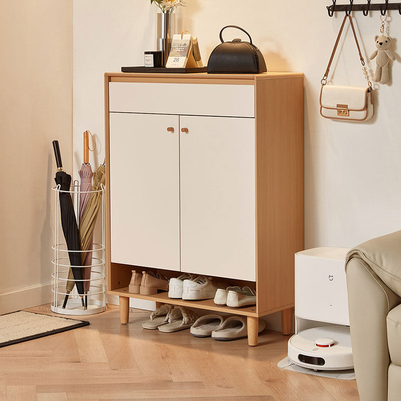Kepner Timber Shoe Cabinet with Drawers/Shoe Case/80/100/120cm