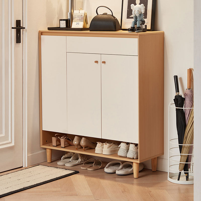 Kepner Timber Shoe Cabinet with Drawers/Shoe Case/80/100/120cm