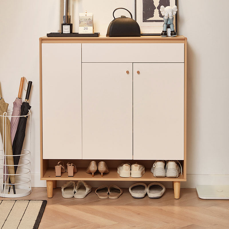 Kepner Timber Shoe Cabinet with Drawers/Shoe Case/80/100/120cm