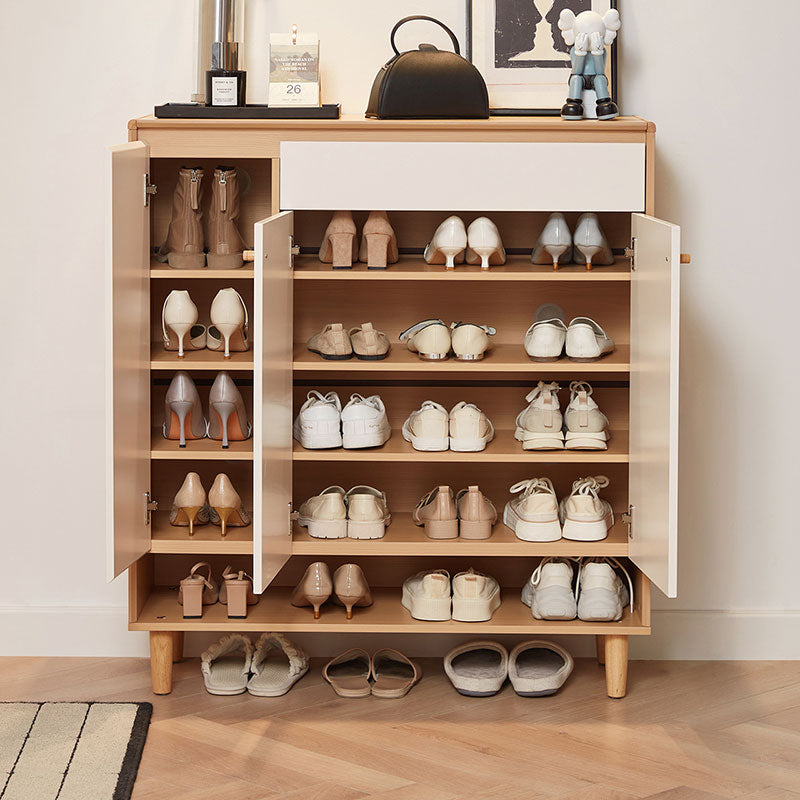 Kepner Timber Shoe Cabinet with Drawers/Shoe Case/80/100/120cm