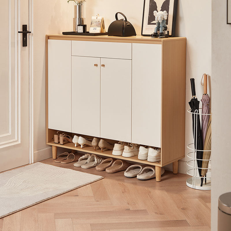 Kepner Timber Shoe Cabinet with Drawers/Shoe Case/80/100/120cm