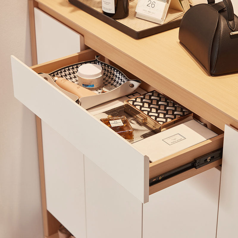 Kepner Timber Shoe Cabinet with Drawers/Shoe Case/80/100/120cm