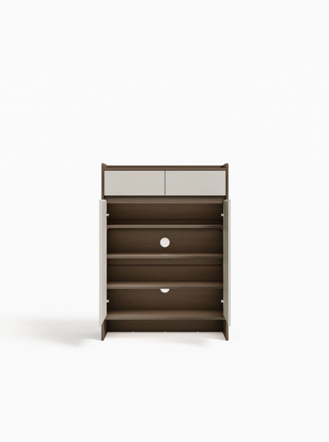 Modern Manufactured Wood Entryway Storage Shoe Cabinet with Drawers and Doors/Shoe Organizer