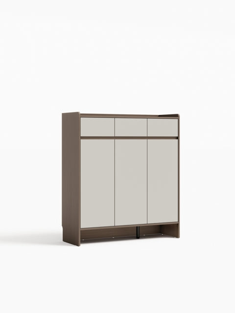 Modern Manufactured Wood Entryway Storage Shoe Cabinet with Drawers and Doors/Shoe Organizer