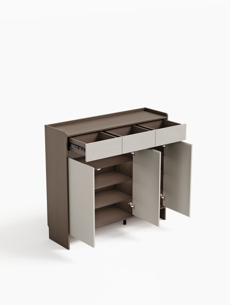Modern Manufactured Wood Entryway Storage Shoe Cabinet with Drawers and Doors/Shoe Organizer