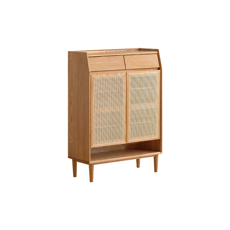 Pascal 82cm/115cm FAS-Graded Solid American Oak Wood Entryway Cabinet/Shoe Cabinet With Drawer Mutiple Color