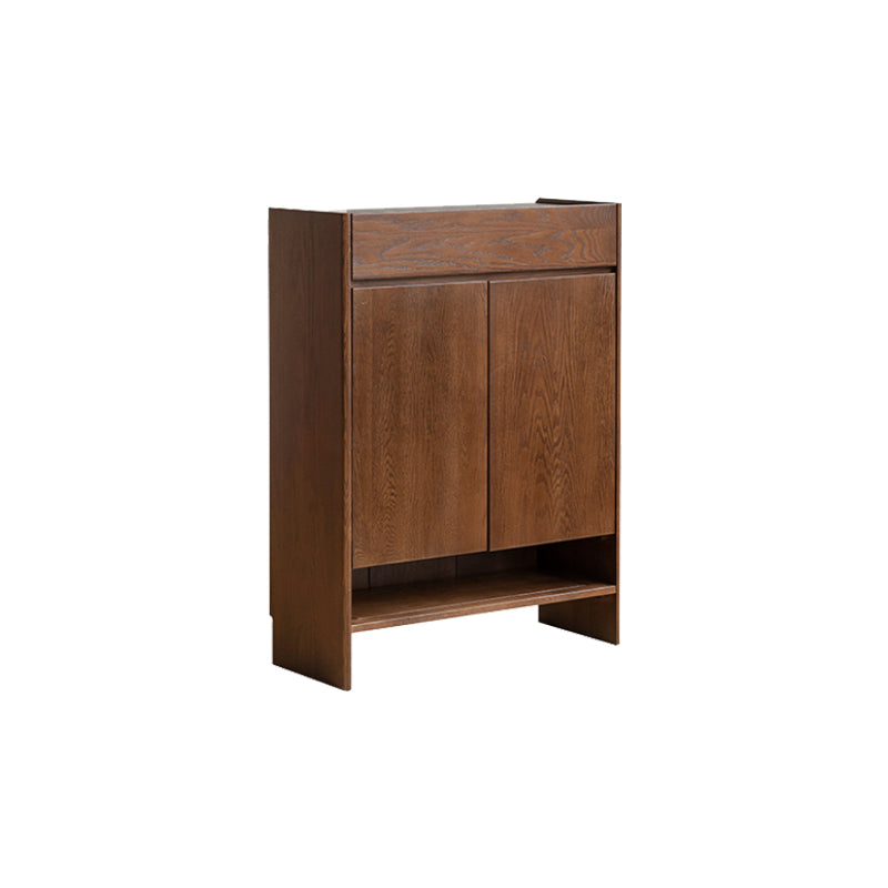 Patsy 85cm FAS-Graded Solid American Oak Wood Entryway Shoe Cabinet/Shoe Case with Drawers/Ceramic