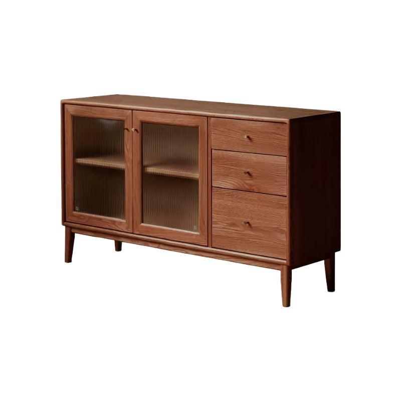 Peregrine 125cm/150cm/180cm FAS-Graded Solid American Oak Wood Dining Cabinet/Storage Cabinet/Sideboard With Ceramic Multiple Color
