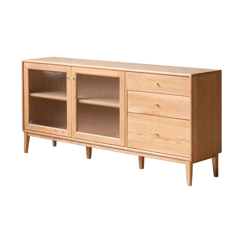 Peregrine 125cm/150cm/180cm FAS-Graded Solid American Oak Wood Dining Cabinet/Storage Cabinet/Sideboard With Ceramic Multiple Color