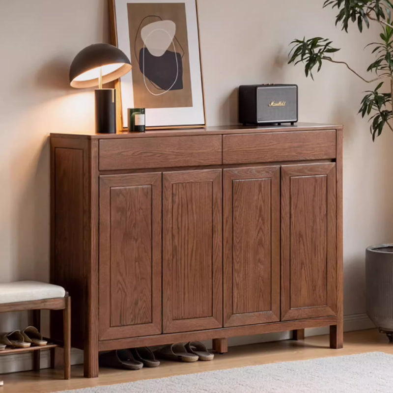 Archer 1.5m FAS-Graded Solid Fraxinus Mandshurica Wood Shoe Cabinet with Drawers/Shoe Case