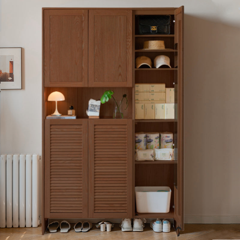 Janice 1.2m FAS-Graded Solid Oak Wood Multifunctional Entryway Cabinet/Shoe Cabinet