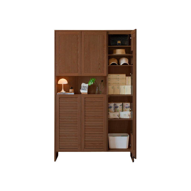 Janice 1.2m FAS-Graded Solid Oak Wood Multifunctional Entryway Cabinet/Shoe Cabinet