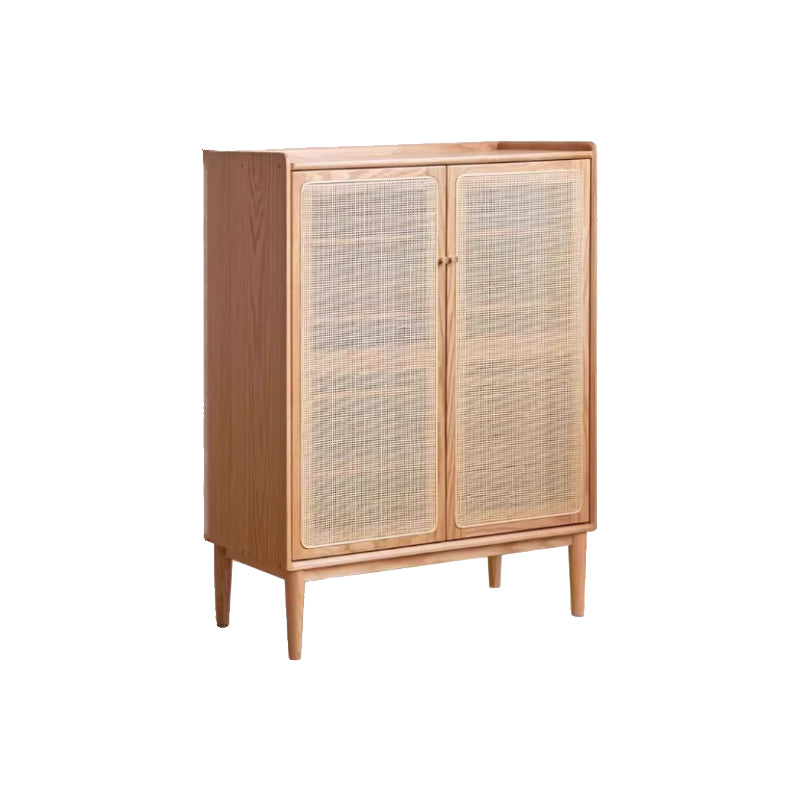 Ethel 65cm/80cm/140cm FAS-Graded Solid American Oak Wood 2-Door/3-Door Shoe Cabinet