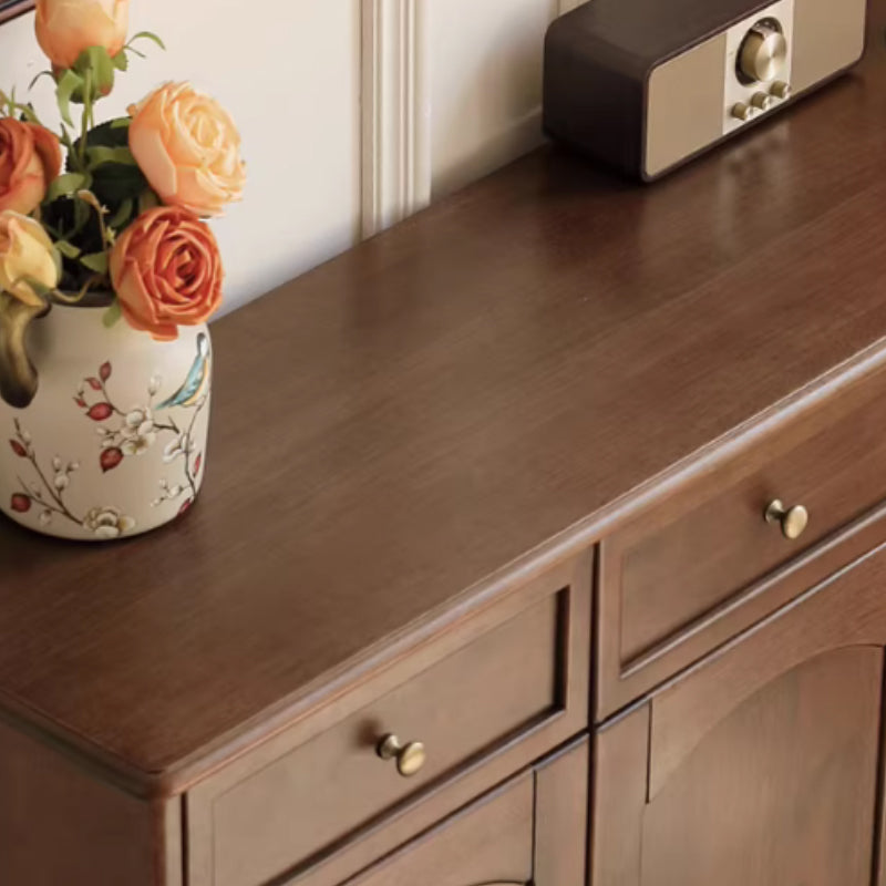 Leila 120cm Merpauh Wood Entryway Shoe Cabinet with Drawers/Shoe Case