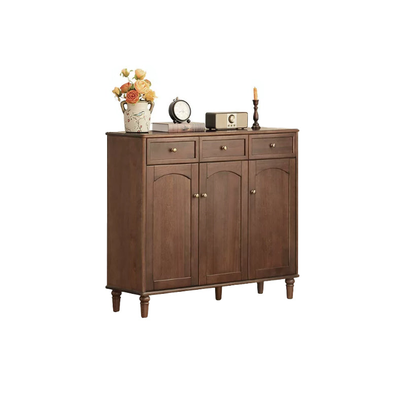 Leila 120cm Merpauh Wood Entryway Shoe Cabinet with Drawers/Shoe Case