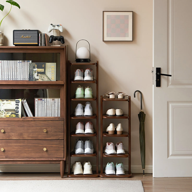 Lysander Rubberwood Ultra-Thin Multi-layered Shoe Rack/Design Storage/Shelf For Home