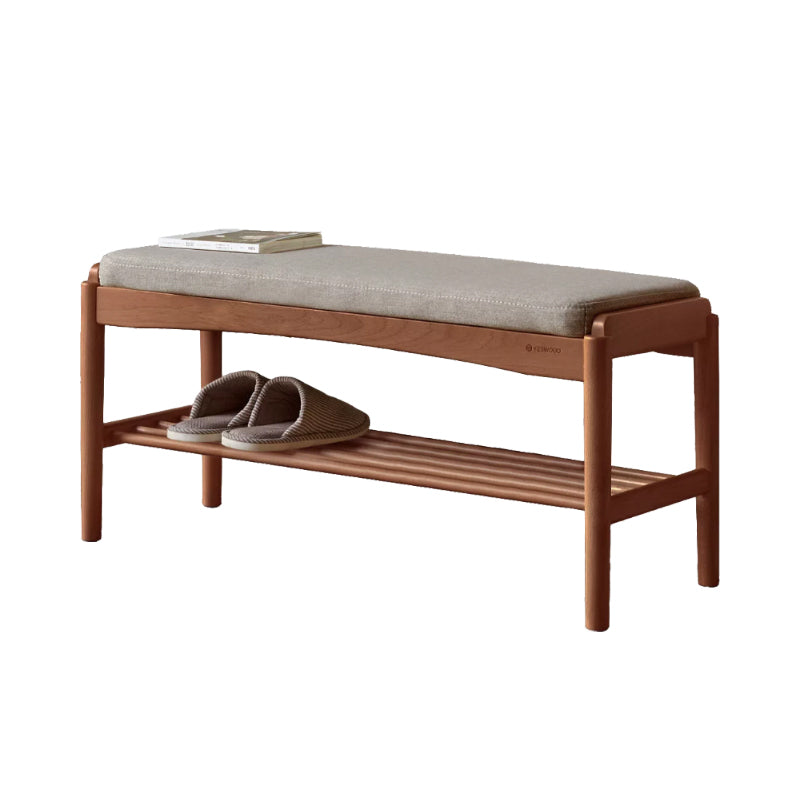 Rosalind 80cm/100cm Solid Beech Wood Entryway Shoe Cabinet/Shoe Changing Stool For Home Multiple Color