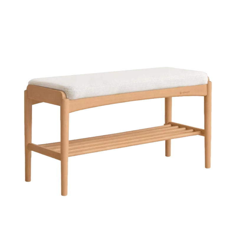 Rosalind 80cm/100cm Solid Beech Wood Entryway Shoe Cabinet/Shoe Changing Stool For Home Multiple Color