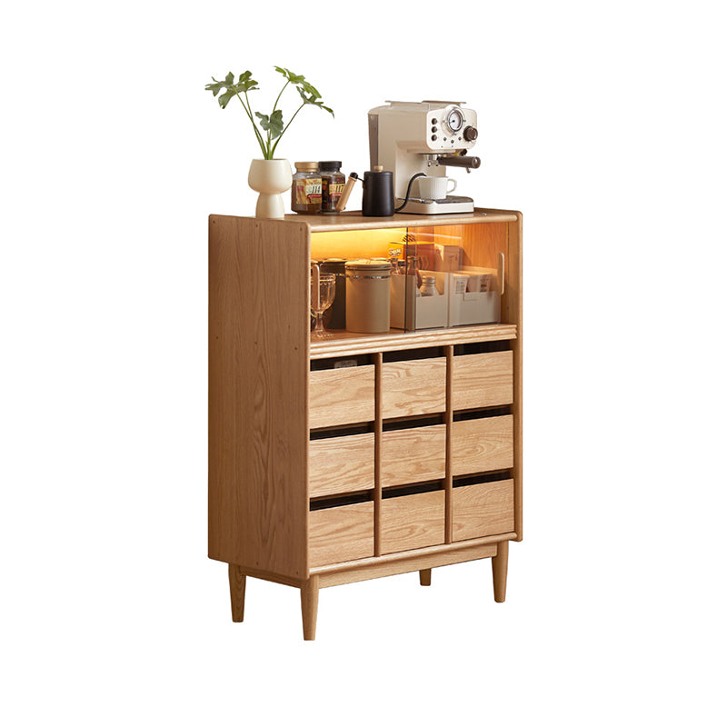 Stephen FAS-Graded Solid Oak Wood Dining Cabinet/Storage Cabinet/Sideboard