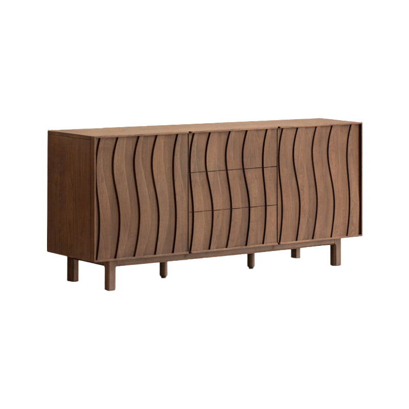 Barrett 1.5m/1.8m FAS-Graded Solid Black Walnut Wood Multi-Drawer Fashionable Dining Cabinet/Storage Cabinet/Sideboard