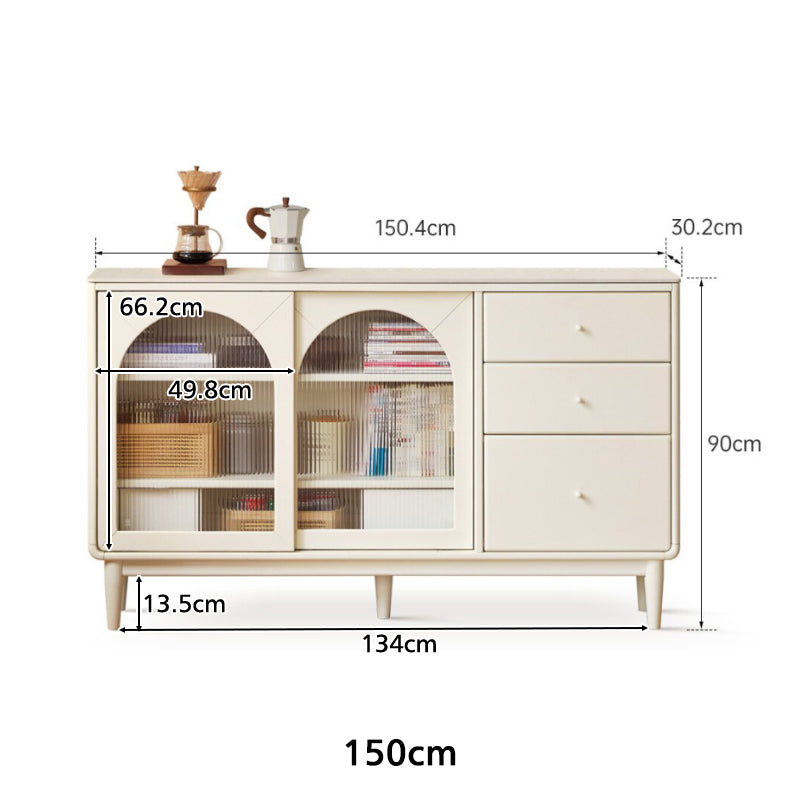 Colby 1.25m/1.5m Multi-Drawer Fashionable Dining Cabinet/Storage Cabinet/Sideboard With Ceramic