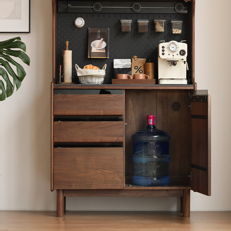 Caspian 0.85m FAS-Graded Solid Black Walnut Wood Multifunctional Sideboard Buffet/Coffee Station Display Cupboard