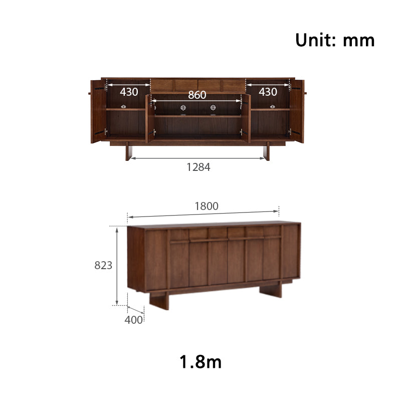 Tammy 1.6m/1.8m Multi-Drawer Fashionable Dining Cabinet/Storage Cabinet/Sideboard Multiple Color