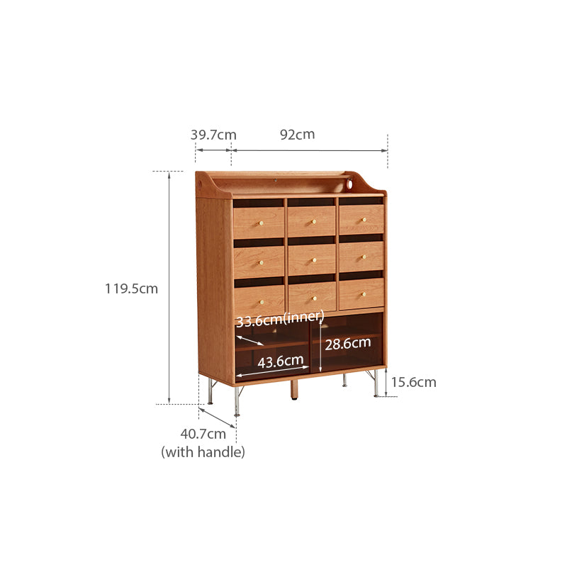 Cameron Dining Cabinet/Storage Cabinet/Sideboard With Glass Door For Dining Room