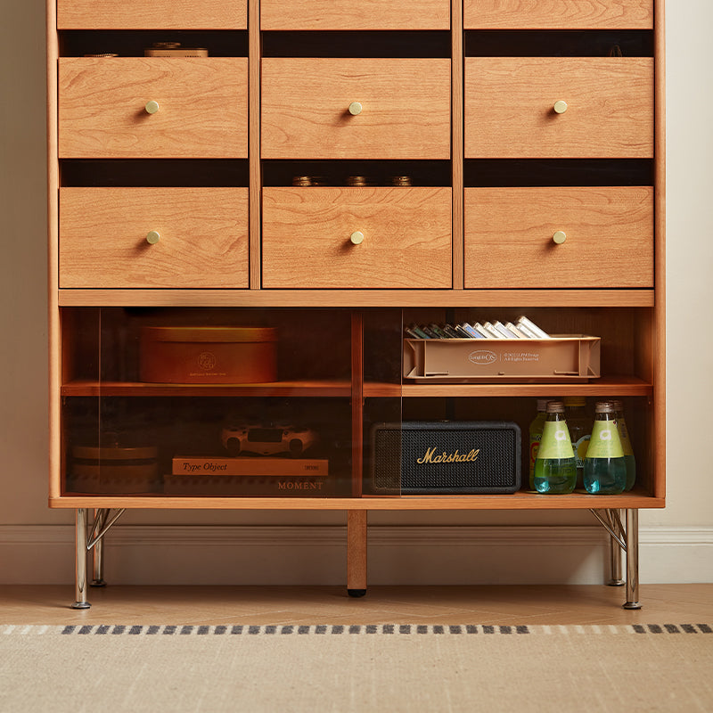 Cameron Dining Cabinet/Storage Cabinet/Sideboard With Glass Door For Dining Room