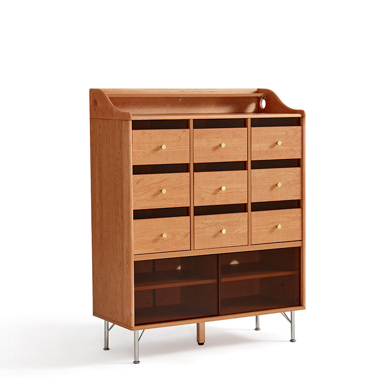 Cameron Dining Cabinet/Storage Cabinet/Sideboard With Glass Door For Dining Room