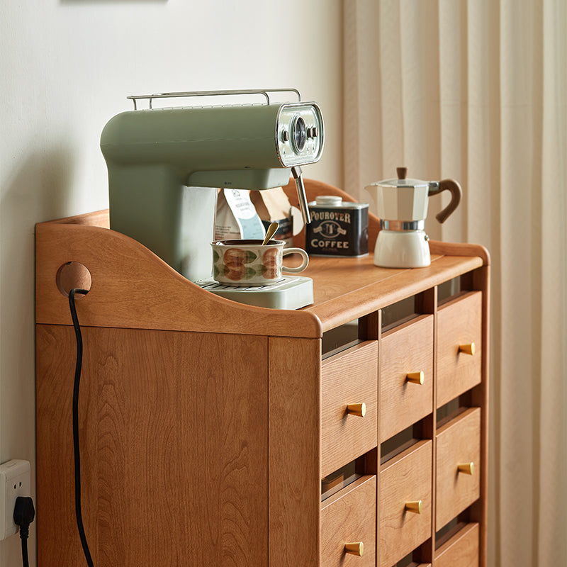Cameron Dining Cabinet/Storage Cabinet/Sideboard With Glass Door For Dining Room