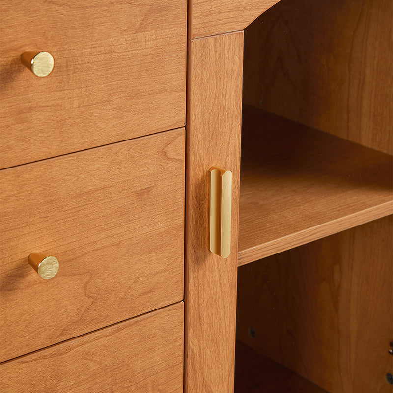Carolyn 1.2m/1.5m Dining Cabinet/Storage Cabinet/Sideboard With Glass Door For Dining Room