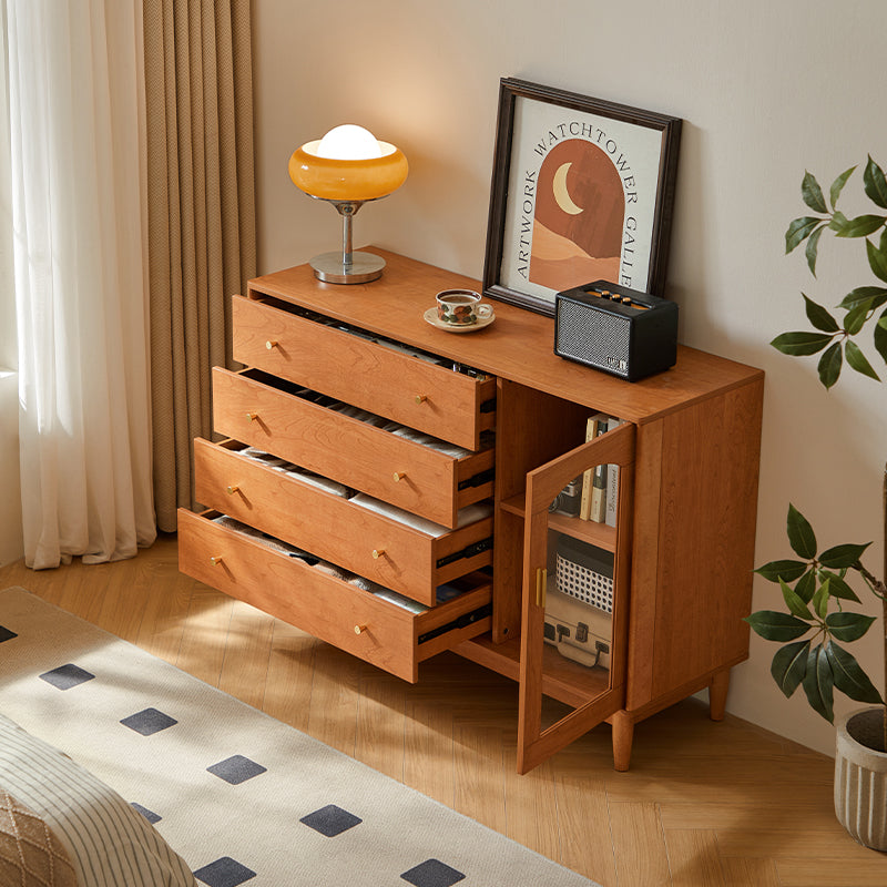 Carolyn 1.2m/1.5m Dining Cabinet/Storage Cabinet/Sideboard With Glass Door For Dining Room