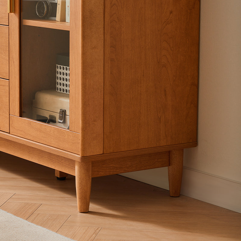 Carolyn 1.2m/1.5m Dining Cabinet/Storage Cabinet/Sideboard With Glass Door For Dining Room