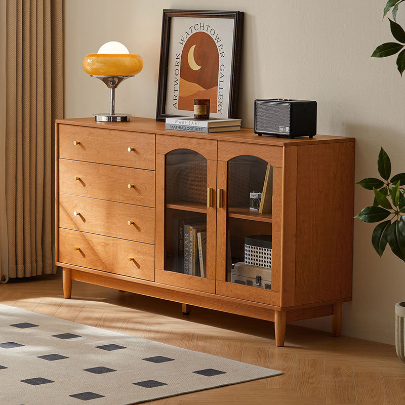 Carolyn 1.2m/1.5m Dining Cabinet/Storage Cabinet/Sideboard With Glass Door For Dining Room