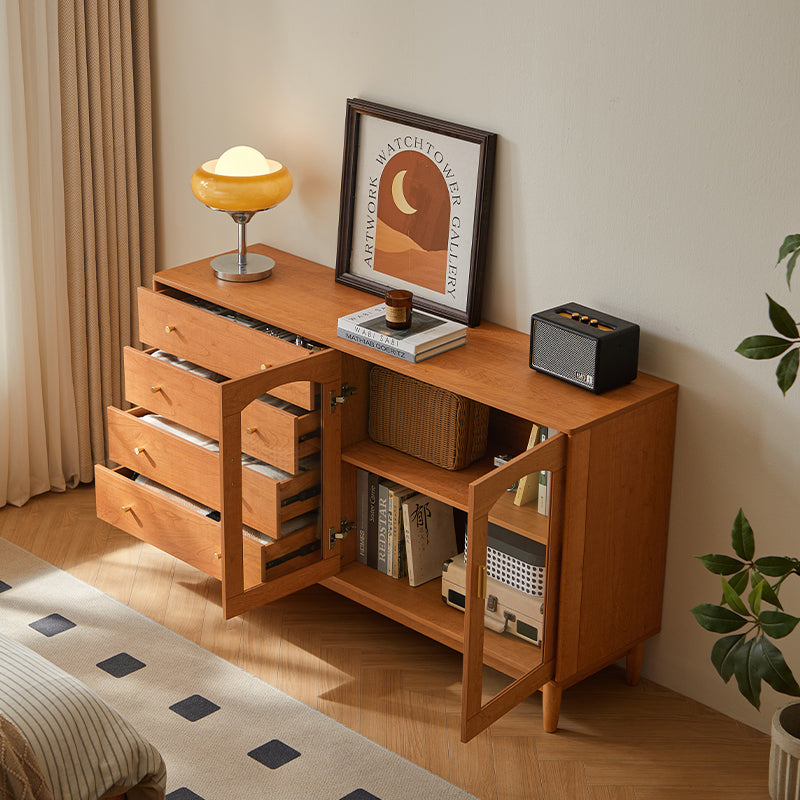 Carolyn 1.2m/1.5m Dining Cabinet/Storage Cabinet/Sideboard With Glass Door For Dining Room