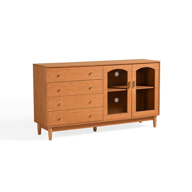 Carolyn 1.2m/1.5m Dining Cabinet/Storage Cabinet/Sideboard With Glass Door For Dining Room