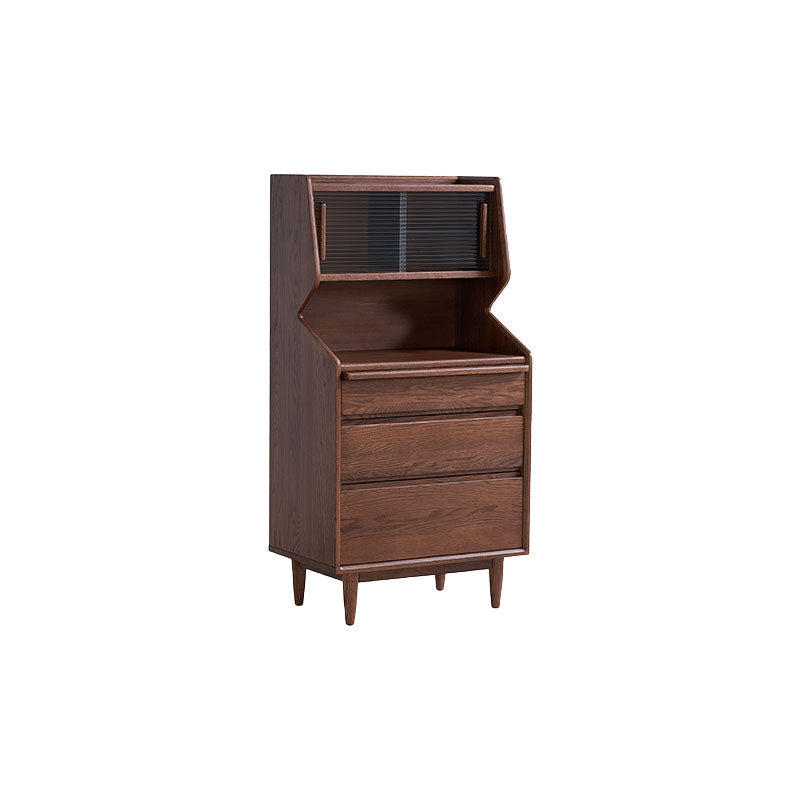 Harrison 65cm FAS-Graded Solid American Oak Wood Display Shelf/Storage Cabinet For Home