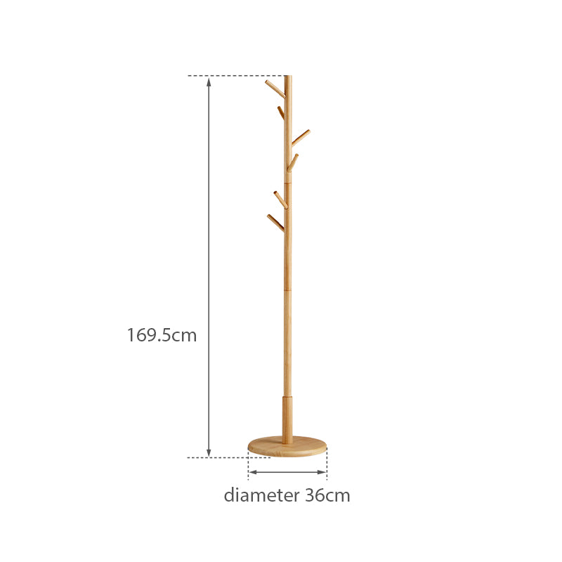 Norbert Rubberwood Clothing Racks Hanger/Stylish Entryway Coat Rack Multiple Color
