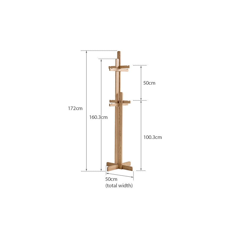 Olaf FAS-Graded Solid Ash Wood Clothing Racks Hanger/Stylish Entryway Coat Rack Multiple Color