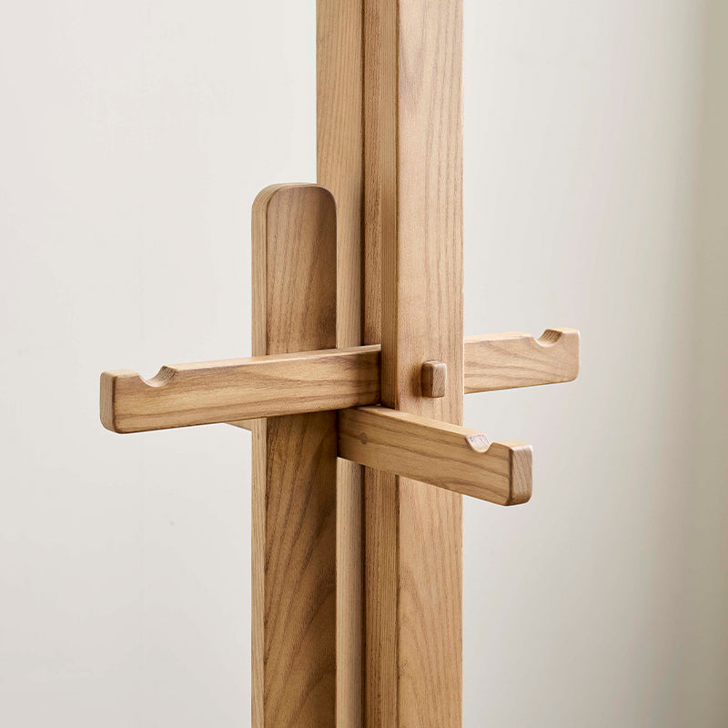 Olaf FAS-Graded Solid Ash Wood Clothing Racks Hanger/Stylish Entryway Coat Rack Multiple Color