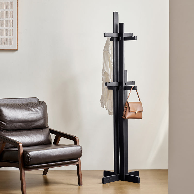 Olaf FAS-Graded Solid Ash Wood Clothing Racks Hanger/Stylish Entryway Coat Rack Multiple Color