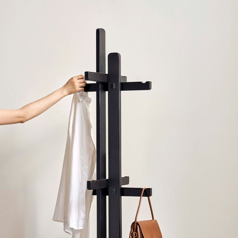 Olaf FAS-Graded Solid Ash Wood Clothing Racks Hanger/Stylish Entryway Coat Rack Multiple Color