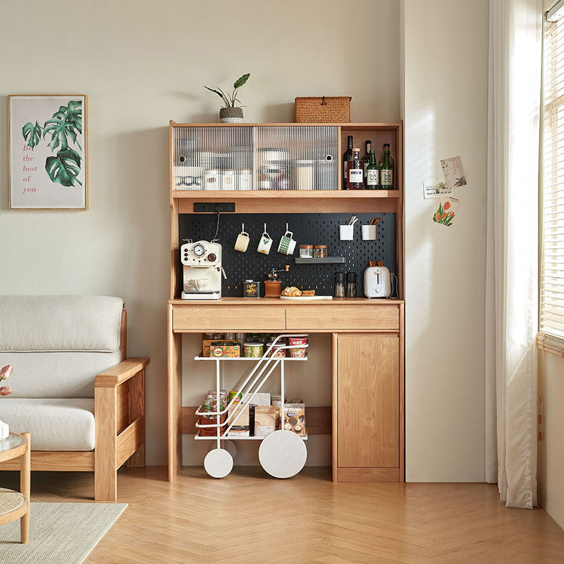 Brianna 0.9m/1.2m Classic Design Multifunctional Sideboard Buffet/Coffee Station Display Cupboard